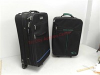 2 carry on travel rolling luggage suitcases