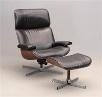 Plycraft Eames Style Chair & Ottoman
