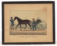19th c. Currier And Ives Print