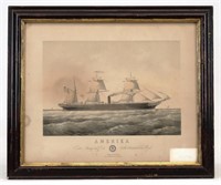 "AMERIKA" Ship Print