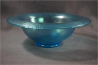 Fenton Glass Celeste Blue Flared Bowl c.1920's