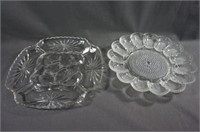 2 EAPC Deviled Egg and Relish Trays c.1960