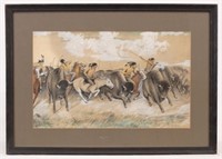 American School, Native Americans On Horseback