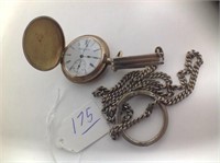 ELGIN DRESS POCKET WATCH W/FOB