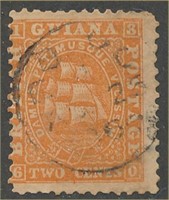 BRITISH GUIANA #19 USED AVE