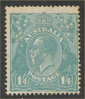 AUSTRALIA #76a MINT FINE H