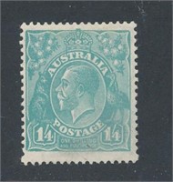 AUSTRALIA #124 MINT FINE-VF NG