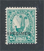 AUSTRALIA NEW SOUTH WALES #107 MINT FINE LH