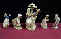 5 Lladro Nao Figures