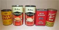 (5) Old containers including McNess Butterscotch,