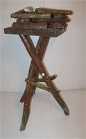 Rustic Twig Planter. Measures 28" Tall.