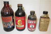 (4) Pantry bottles including Mother's Syrup, Aunt