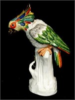 Fine Majolica Italian Ceramic parrot