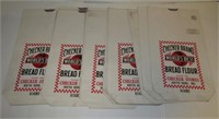 (20) Flour sacks from the Checker Stores in South