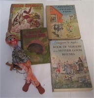 (6) Vintage children's large format books