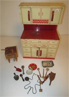 1940's Toy Cabinet By: Wolverine (Measures 20" h