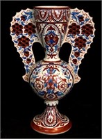 Richard Ginori  Lusterware grand vase