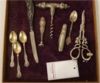 Collection of Antique Sterling items 9pcs