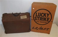 Vintage cigarette salesman case marked inside lid
