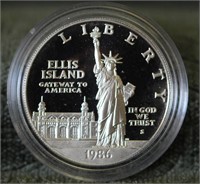 1986 S PROOF SILVER DOLLAR