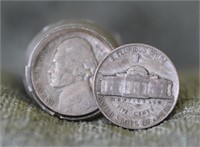 ROLL OF WARTIME SILVER NICKLES
