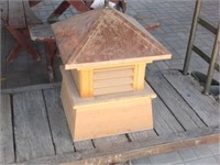 Wood Cupola with Copper Top