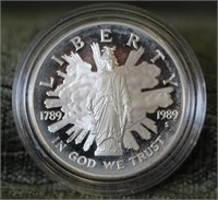 1989 S PROOF SILVER DOLLAR
