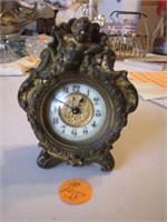 Vintage Cupid Clock Non Working (Overwound)