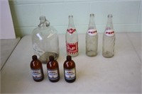 7 Vintage Bottles