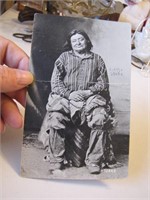 Old Native American PostCard Little Wolfe