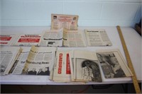 Vintage Tillsonburg News Papers