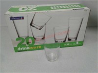 (30) 14 1/2 ounce drinking glasses