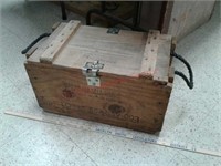 Wood military hand grenade box crate