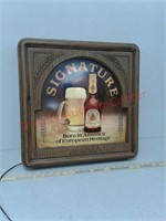 vintage signature beer lighted changing pictures