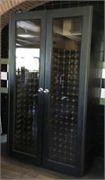 Custom Two Door Wine Cabinet