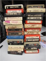 Lot of 28 (8 track) Tapes
