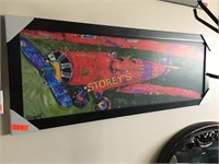 Abstract Airplane Picture - 52" x 19" - $159