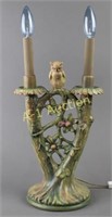 Weller Woodcraft Double Mantle Owl Lamp