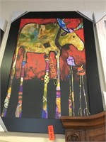 Abstract Moose Picture - 27" x 32" - $169