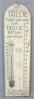 TAYLOR TAILOR TRADE SIGN THERMOMETER