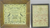 Two Early American Samplers