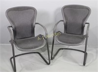 Two Herman Miller Armchairs