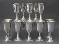 12 Sterling Silver Goblets