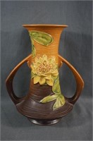 Roseville Pottery Water Lily 10 3/8" Vase #80-10"