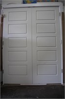 Interior Door - Double with Silver Hinge - 82 x 62