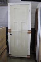 Interior Door - LH with Silver Hinges - 80 x 28