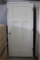 Interior Door - LH with Black Hinges - 80 x 36