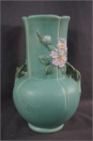 Weller Pottery Wild Rose 9" Vase #F-7