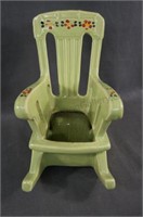 McCoy Pottery Rocking Chair Planter c.1950's