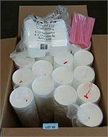 Styrofoam Cups, 473ml, approx 400 CT
